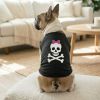 Pirate Skull with Pink Bow Dog Shirt