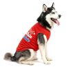 Red White and Cute Dog Shirt